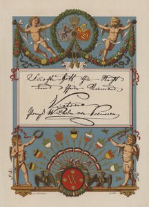 Illustration aus Tochter-Album von German School