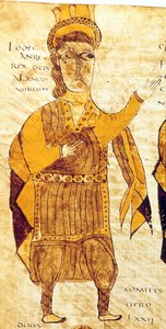 Illustration aus dem Brevier von Alarich, 506 von German School