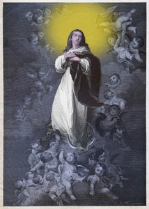 Unbefleckte Empfängnis, ca. 1900 (Stich)