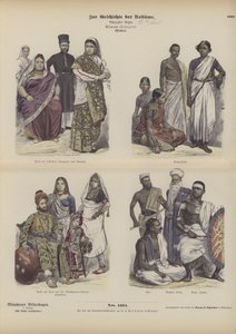 Indische und asiatische Kleidung von German School