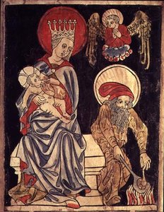 Heilige Familie auf der Flucht nach Ägypten, ca. 1410