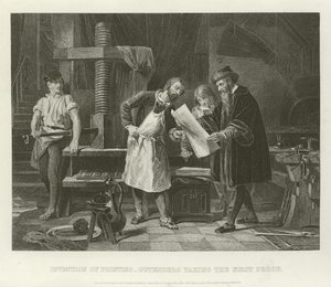 Erfindung des Buchdrucks von German School