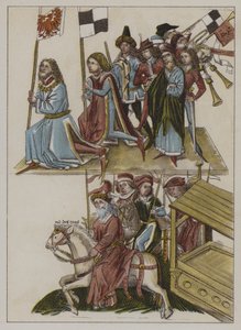 Investitur von Friedrich I. aus dem Hause Hohenzollern als Kurfürst von Brandenburg auf dem Konzil von Konstanz von German School