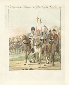 Unregelmäßige leichte russische Kavallerie