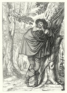 James Howell, anglo-walisischer Historiker und Schriftsteller (Stich) von German School