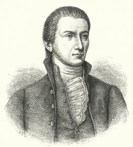 James Monroe, amerikanischer Staatsmann (Stich) von German School