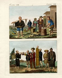 Japanische Kleider (Farbstich)