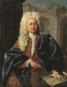 Porträt von Johann Baptist Homann (1664-1724), anonym von German School