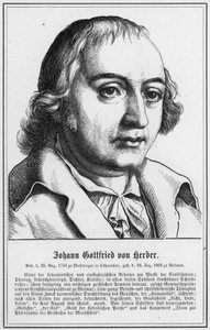 Johann Gottfried von Herder von German School