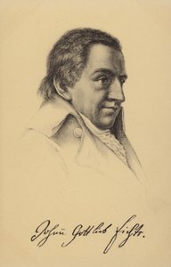 Johann Gottlieb Fichte (1762-1814), deutscher Philosoph und Schriftsteller