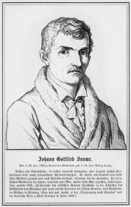 Johann Gottlieb Seume von German School