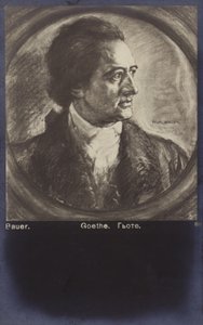 Johann Wolfgang von Goethe (1749-1832), deutscher Dichter, Romanautor und Dramatiker von German School