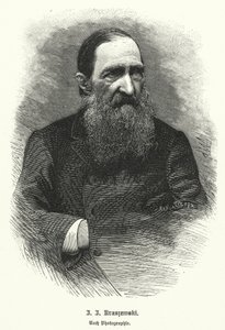 Jozef Ignacy Kraszewski, polnischer Historiker und Romanautor (Lithografie) von German School
