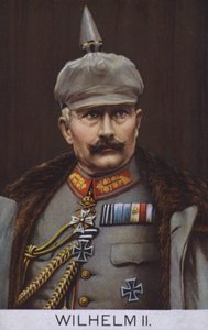 Kaiser Wilhelm II. von Deutschland in Militäruniform von German School