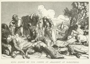 König Heinrich bei der Leiche von Adalbert von Babenberg von German School