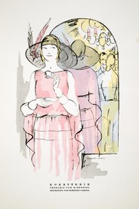 Koketterie, Teekleid von M. Gerstel, aus Styl, 1922 von German School