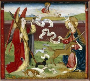 Die Verkündigung. Die mystische Jagd des Einhorns