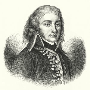 Lazare Hoche, französischer General in der Revolutionsarmee (Stich) von German School