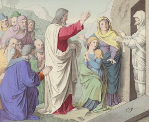 Lazarus wird wieder zum Leben erweckt von German School