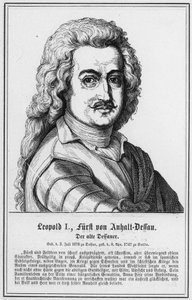 Leopold I., Fürst von Anhalt-Dessau, Der alte Dessauer von German School