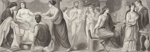 Leben im antiken Rom. Illustration für Bilder-Atlas