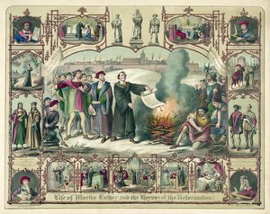 Leben von Martin Luther und Helden der Reformation von German School
