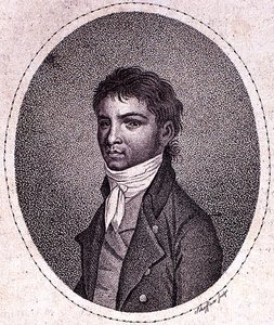 Louis van Beethoven, graviert von Scheffner von German School