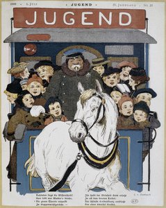 Viele Kinder in einem Omnibus - in „Jugend“