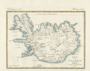 Karte von Island