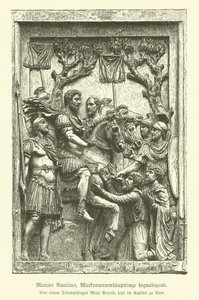 Marcus Aurelius begnadigt Marcomannische Häuptlinge