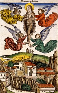 Maria Magdalena aus Liber Chronicarum von Hartmann Schedel, 1493
