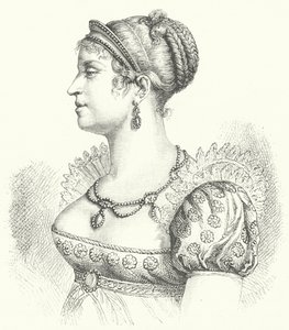 Marie Louise, Herzogin von Parma, zweite Frau von Napoleon I. (Stich) von German School