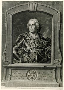Marschall Moritz von Sachsen von German School