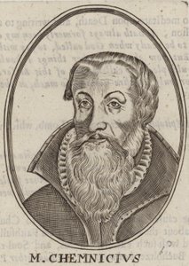 Martin Chemnitz, deutscher lutherischer Theologe und Reformator (Gravur) von German School