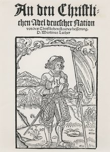 Martin Luthers Manifest an den christlichen Adel deutscher Nation, Straßburg, 1520