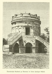Mausoleum von Theoderich dem Großen, König der Ostgoten, Ravenna, Italien von German School