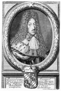 Maximilian II. Emanuel (1662-1726), graviert von Leonard II Heckenauer (165060-ca. 1704)