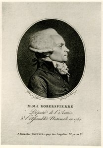 Maximilien Marie Isidore de Robespierre von German School