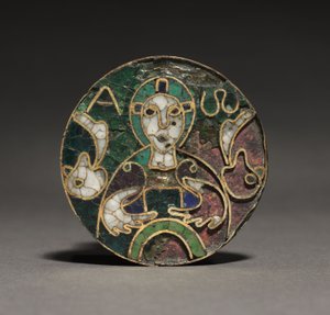 Medallion mit dem Brustbild Christi