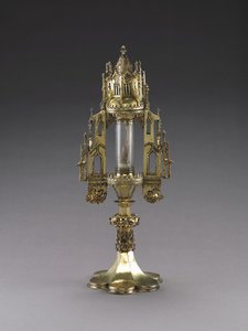 Monstranz mit einer Reliquie des Heiligen Sebastian, 1484