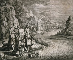 Moses aus dem Nil gerettet