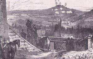 Mont Valérien während der Belagerung, 
