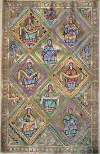Ms. Czart. 1207 IV, fol.10v Das Leben Christi nach Matthäus, aus dem Evangeliarium der Kathedrale von Plock ca. 1075 von German School