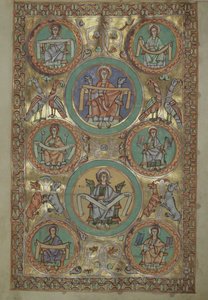 Ms. Czart. 1207 IV, fol.11v Das Leben Christi nach Matthäus, aus dem Evangeliarium der Kathedrale von Plock, ca. 1075 von German School