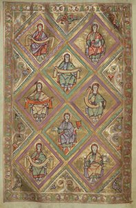 Ms. Czart. 1207 IV, fol.9v Das Leben Christi nach Matthäus, aus dem Evangeliarium der Kathedrale von Plock ca. 1075