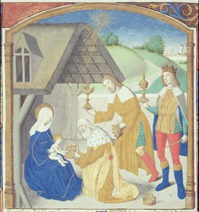 Geburt Christi, aus Vita Christi, von Ludolf von Sachsen, ca. 1300-1378