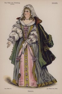 Natalie, aus Der Prinz von Homburg von Heinrich von Kleist (Farblitho) von German School