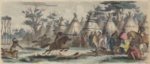 Indianer im Rennen von German School