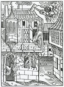 Von Prahlerei oder Vertrauen in das Glück, Illustration aus Alexander Barclays englischer Übersetzung von 