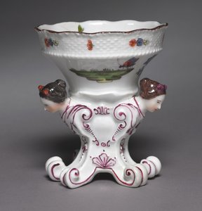 Paar Salzgefäße aus dem Sulkowsky-Service, Hersteller Meissener Porzellanmanufaktur, Deutschland, 1735-1756 von German School
